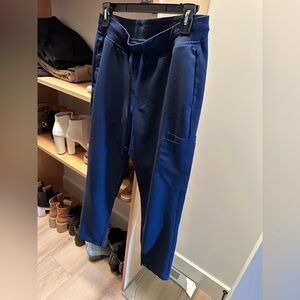 Navy Mandala Scrub Pants